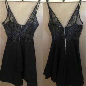 See thru dress from the front